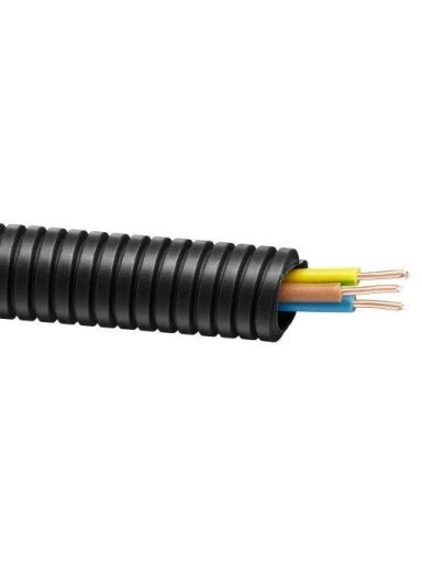 Kabelis 3x2.5 mm² gofruotame vamzdyje RKGS 20, 25 m