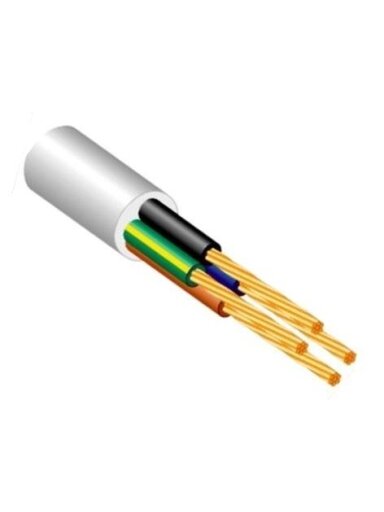 Kabelis BVV-F, 5 x 6 mm², 100m