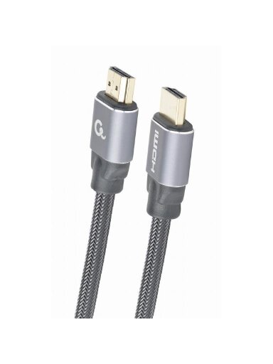Kabelis GEMBIRD HDMI M, HDMI M, 3m, pilkas CCBP-HDMI-3M