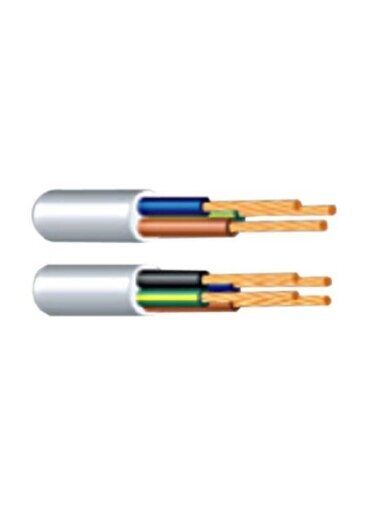 Kabelis H03VV-F, 2 x 0,75 mm², 100m