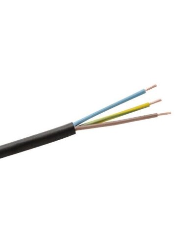 Kabelis H05RR-F, 3 x 2,5 mm², 100m