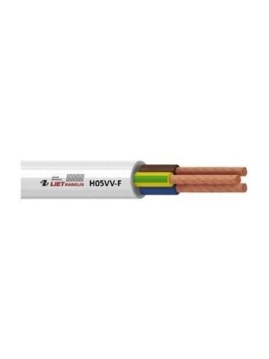 Kabelis H05VV-F, 5 x 4 mm², 100m