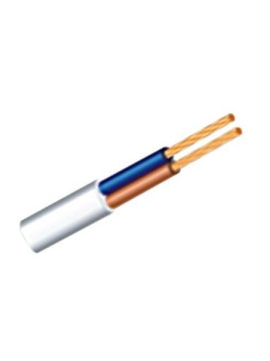 Kabelis H05VVH2-F, 2 x 1 mm²