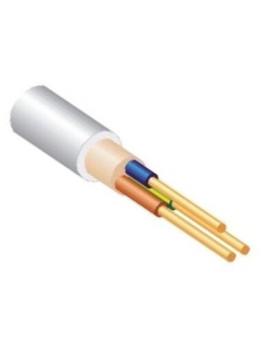 Kabelis KH05VV-U/NYM, 3 x 6 mm², 100m