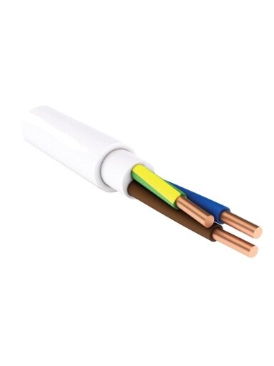 Kabelis XYM-J/NYM, 3 x 2,5 mm², 100m