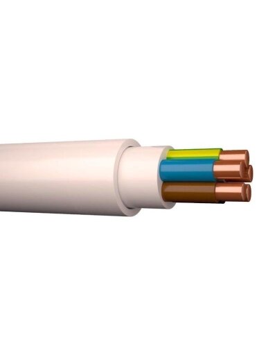 Kabelis XYM-J/NYM, 5 x 1,5 mm², 100m