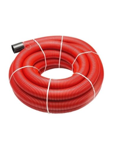 Kabelių apsaugos vamzdis Ecopipes D40, PE, gofruotas, 450N, 50m