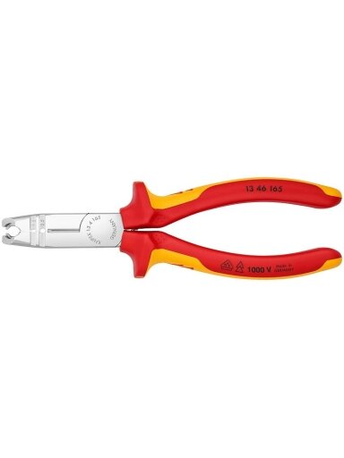 Kabelių nužievinimo replės D8-13mm + 1,5/2,5mm3 VDE, Knipex