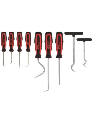 Kablių ir smaigų komplektas 9vnt, KS Tools