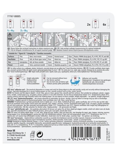 KABLIUK RĖMEL PAKAB 77767 2X4KG PLYT REG