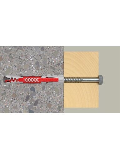Kaištis Fischer DuoPower, 80 mm x 10 mm, 10 vnt.