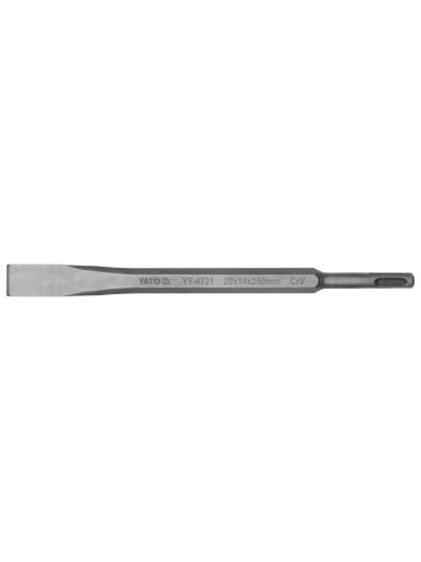 Kaltas perforatoriui plokščias SDS+ CrV 20x14x250mm Yato