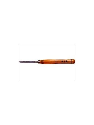Kaltas tekinimui smailas su medine rankena 12mm Cr-V 1843  Messerschmidt