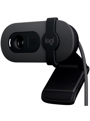KAMERA LOGITECH BRIO 100 FULL HD JUODA