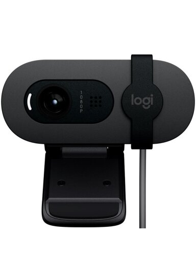 KAMERA LOGITECH BRIO 100 FULL HD JUODA