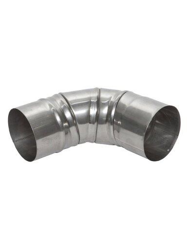 Kaminų alkūnė WADEX 116, D180 mm 90°
