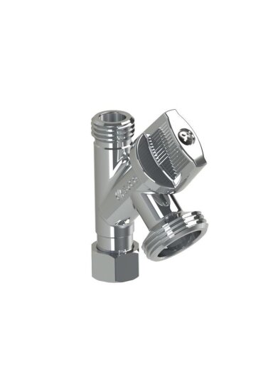 Kampinis ventilis 280020, 1/2"x1/2"3/4"
