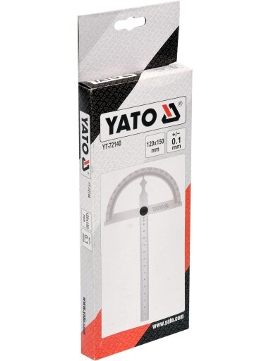 Kampo matuoklis / matlankis su liniuote 150x120 mm Yato