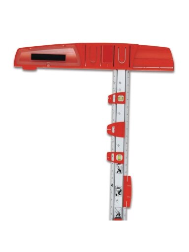 Kapro Liniuotė su 2 slankiojančiom akim 120 cm