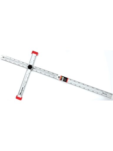 Kapro Reguliuojama T formos liniuotė 120 cm / 35 cm, KAPRO