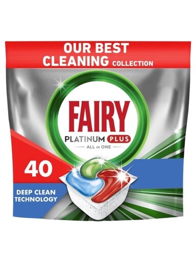 KAPSULĖS IND FAIRY PLATPLUS DCLEAN 40VNT