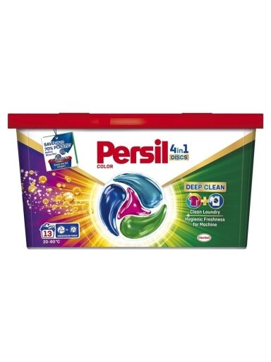 KAPSULĖS SKALB PERSIL DISCS COLOR 13VNT