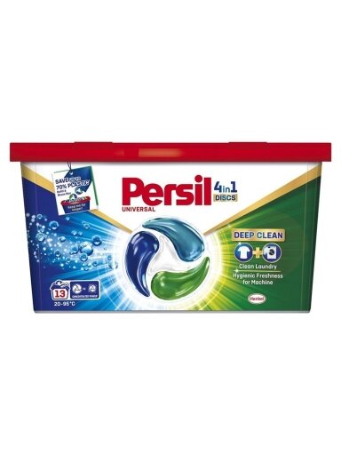 KAPSULĖS SKALB PERSIL DISCS WHITE 13VNT