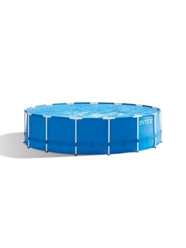 Karkasinis baseinas Intex, 457 x 457 x 122 cm