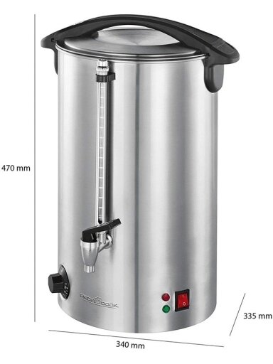Karštų gėrimų puodas Proficook PC-HGA1111, 16l