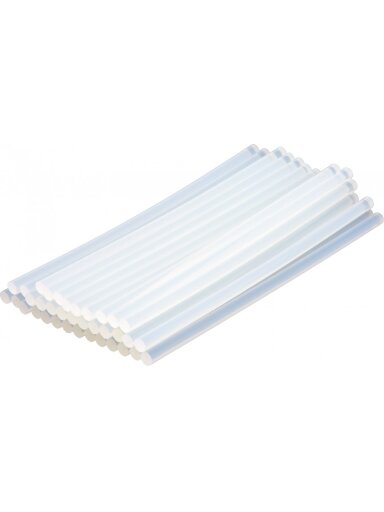 Karštų klijų lazdelės 11x300mm bespalvės 1 kg Yato