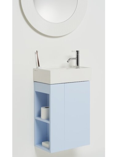 Kartell by LAUFEN praustuvo maišytuvas 115 mm, be d.v., chromas