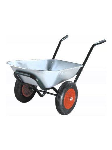 Karutis cinkuotas, su dviem ratais Altrad | 80 ltr.