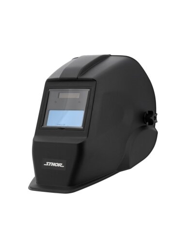 Kaukė suvirintojo su automatiškai tamsėjančiu (TRUE COLOR) filtru CE 90x35mm Sthor