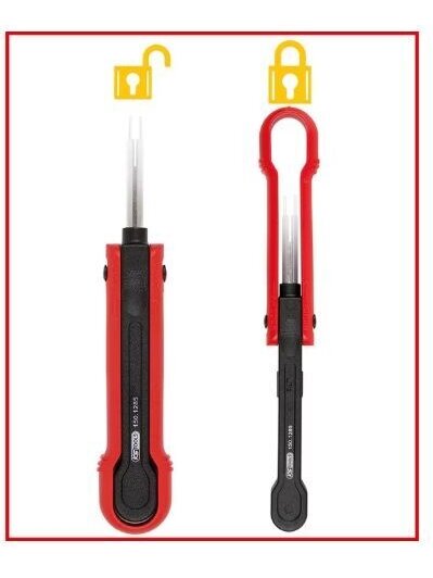 Kabelio atrakinimo įrankis apvalioms galvutėms, 1,5 mm (150.1290, KS TOOLS)