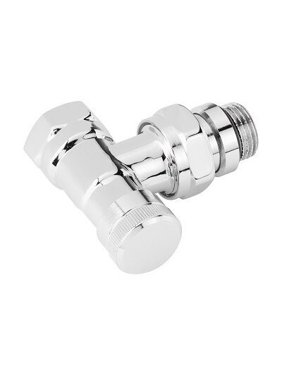 Kampinis ventilis RLV 15V su drenažo chrom. Kampinis ventilis RLV 15V su drenažo chrom.