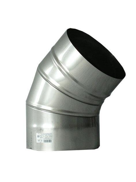 Kaminų alkūnė WADEX 115, D180 mm 45° 1 Kaminų alkūnė WADEX 115, D180 mm 45° 1