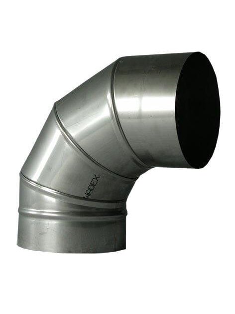 Kaminų alkūnė WADEX 116, D150 mm 90° Kaminų alkūnė WADEX 116, D150 mm 90°