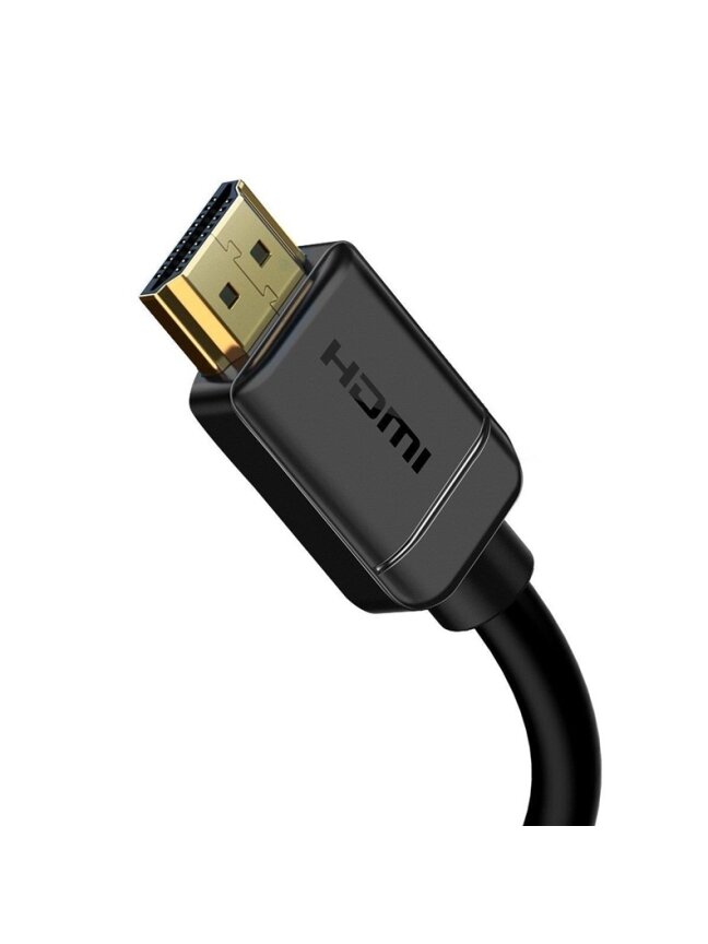 Kabelis BASEUS HDMI M, HDMI M, 1m, juodas CAKGQ-A01 2 Kabelis BASEUS HDMI M, HDMI M, 1m, juodas CAKGQ-A01 2