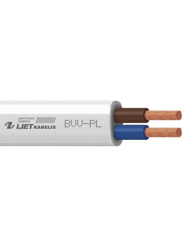 Kabelis BVV-PL, 2 x 2,5 mm², 100m Kabelis BVV-PL, 2 x 2,5 mm², 100m