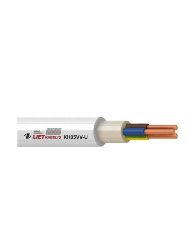 Kabelis KH05VV-U/NYM, 3 x 1,5 mm² Kabelis KH05VV-U/NYM, 3 x 1,5 mm²