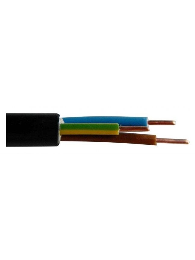 Kabelis Lietkabelis CYKY-L 3 x 2.5 mm², juodas, 100 m. Kabelis Lietkabelis CYKY-L 3 x 2.5 mm², juodas, 100 m.