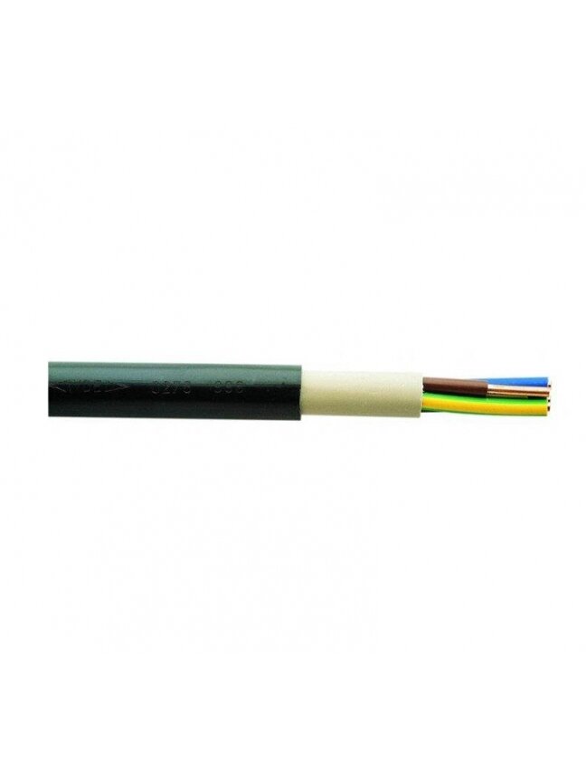 Kabelis LIETKABELIS, CYKY-L, 4 × 2,5 mm², juodas, 100 m Kabelis LIETKABELIS, CYKY-L, 4 × 2,5 mm², juodas, 100 m