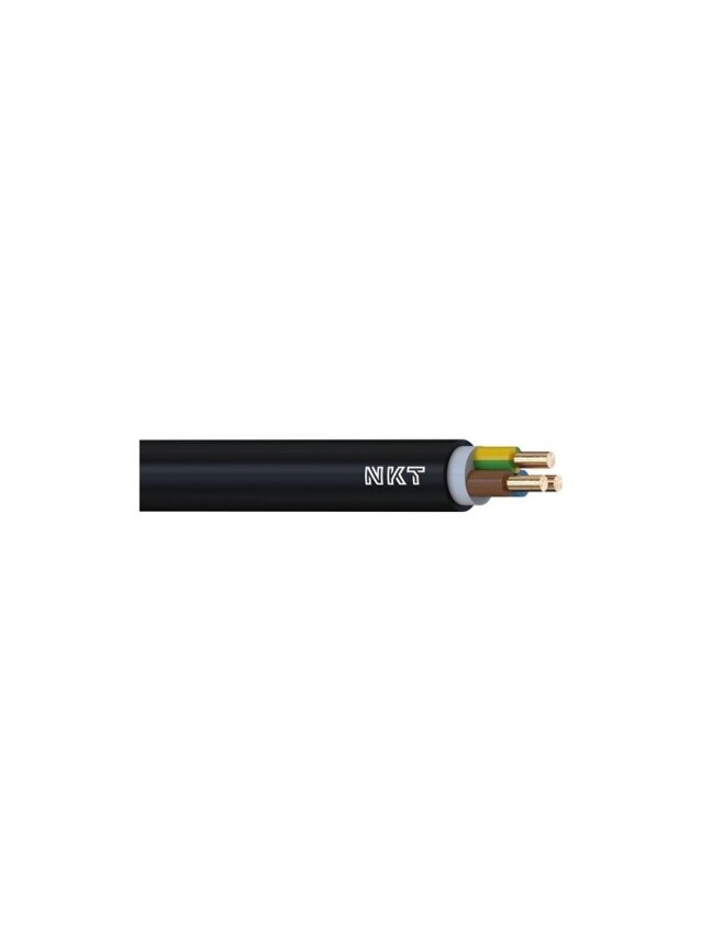 Kabelis NKT CYKY, Eca, 750 V, 3 x 2.5 mm², 100 m Kabelis NKT CYKY, Eca, 750 V, 3 x 2.5 mm², 100 m