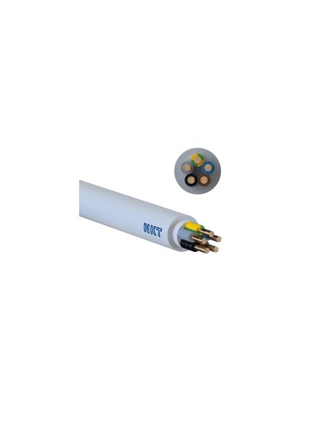 Kabelis (N)YM 5x2.5 mm² 300/500 NKT, 100 m 1 Kabelis (N)YM 5x2.5 mm² 300/500 NKT, 100 m 1