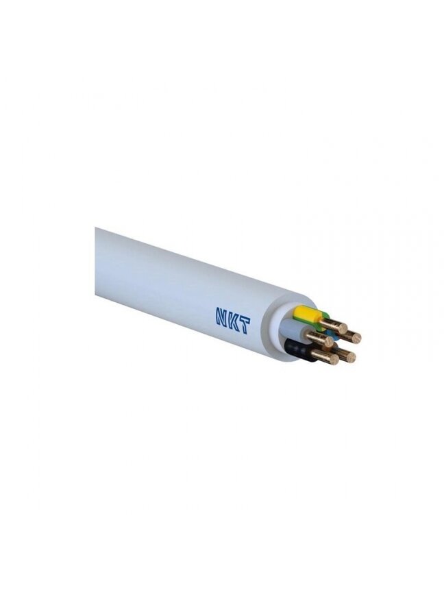 Kabelis (N)YM 5x2.5 mm² 300/500 NKT, 100 m Kabelis (N)YM 5x2.5 mm² 300/500 NKT, 100 m