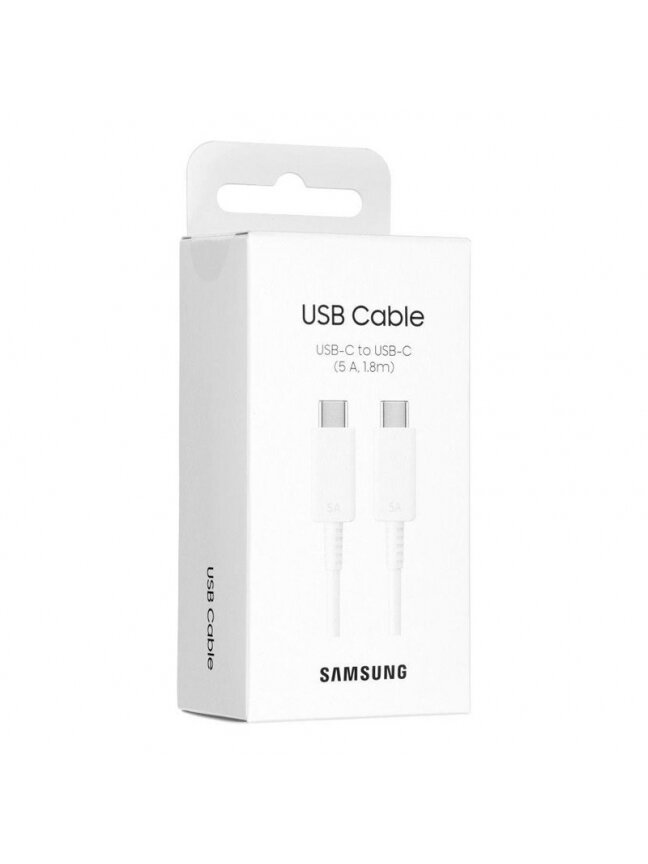 Kabelis SAMSUNG USB Type C M, USB Type C M, 1.8m, baltas 1