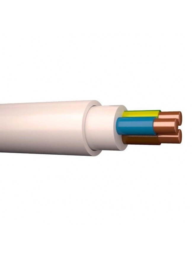 Kabelis XYM-J/NYM, 3 x 4 mm², 100m Kabelis XYM-J/NYM, 3 x 4 mm², 100m