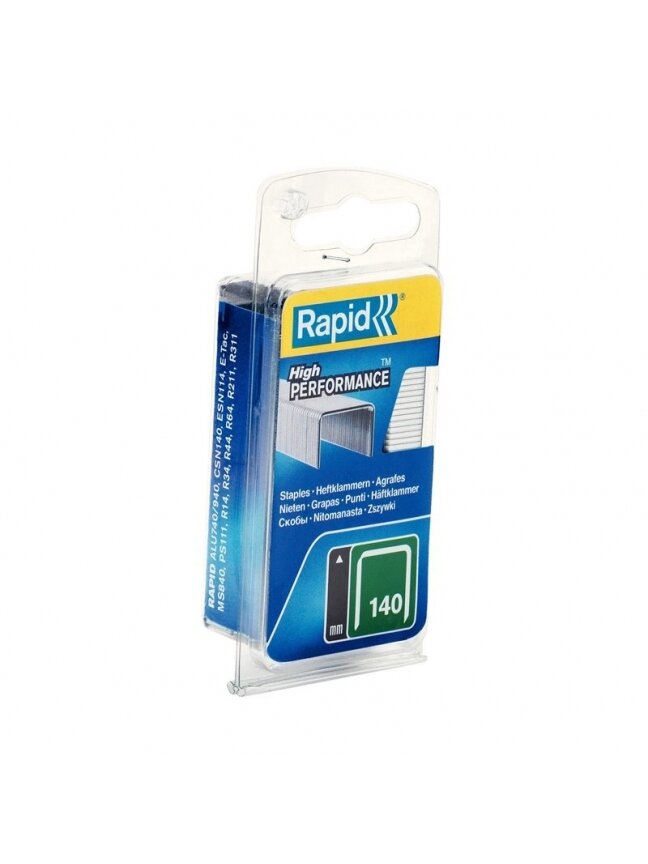 Kabės Rapid 40109515, 10.6x10 mm, tipas 140, 648 vnt. Kabės Rapid 40109515, 10.6x10 mm, tipas 140, 648 vnt.