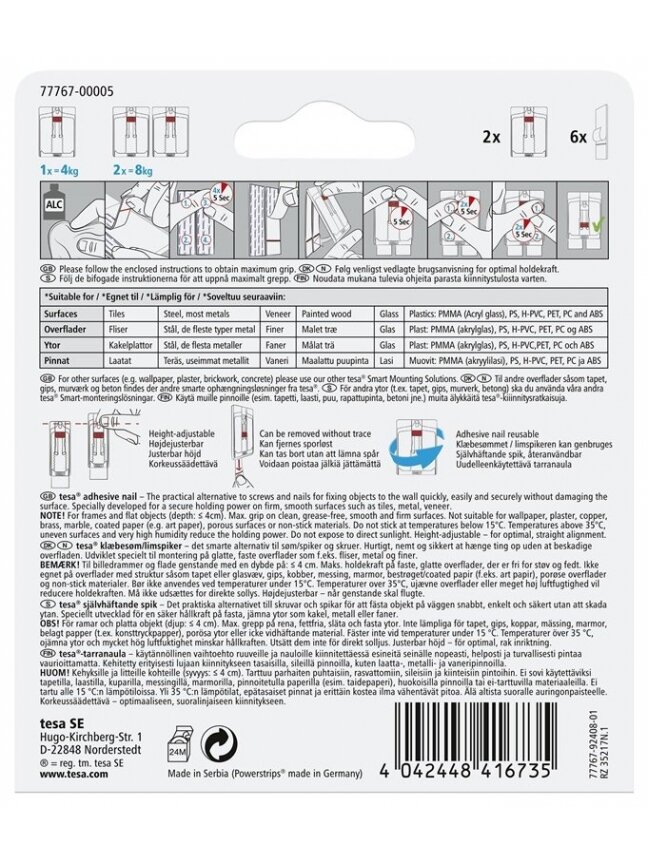 KABLIUK RĖMEL PAKAB 77767 2X4KG PLYT REG 1
