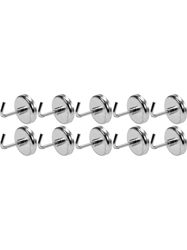 Kabliukai magnetiniai 10 vnt. Yato (YT-08690) Kabliukai magnetiniai 10 vnt. Yato (YT-08690)